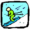 Skiing is fun.